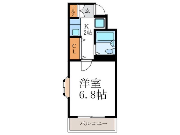 ダイアパレス京都祇園(101)の物件間取画像